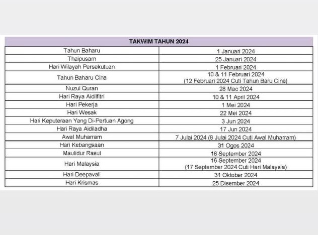 Academic Calendar